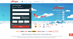 Desktop Screenshot of airpaz.com